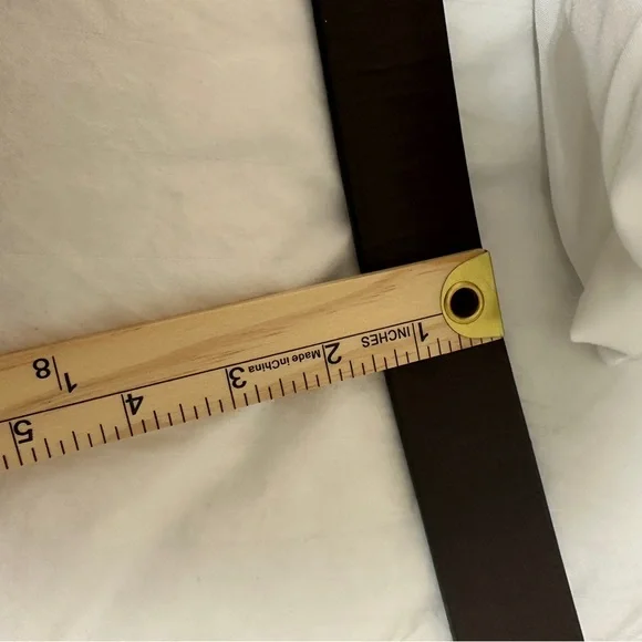 TORY English Bridle Leather Brown Belt Brass Spur Buckle Sz 30 Unisex - Picture 6 of 6